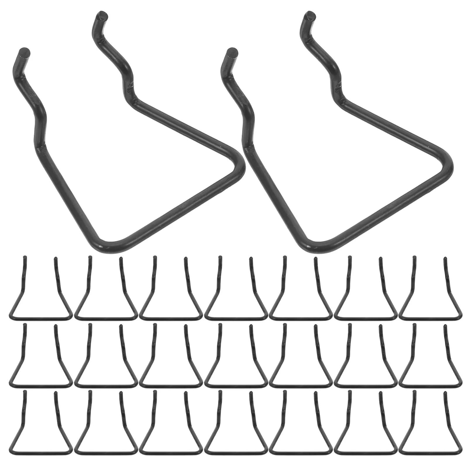 25Pcs Pegboard Hooks Hangers Wide Compatibility Easy Install for Home Garage Shop Storage Display