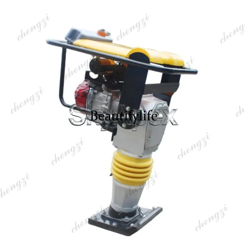 81 130 Type Impact Rammer Vibratory Tamper Indoor Outdoor Concrete Cement Road Compactor Soil Tamping Construction Machinery