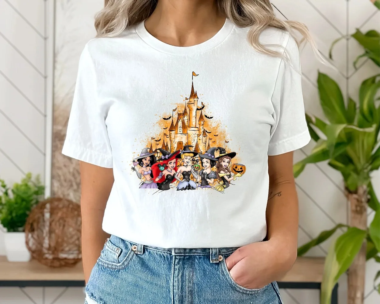 قميص الأميرة الهالوين الجديد لصيف 2025 قميص الأميرة شبح قميص الأميرة الجميلة قميص الأميرة الجنة مقاس كبير #1