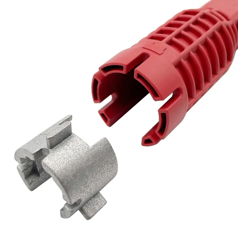 QYQRQF مثبت الصنبور والحوض، أداة سباكة متعددة الوظائف مستخرج الأنابيب للحمام والمطبخ والسباكة والمرحاض