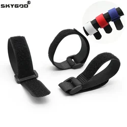 Cable Ties Reusable Self Adhesive Black Width 20mm Nylon Strap Reverse Buckle Line Wire Organizer Hook Loop Bundle Fastener