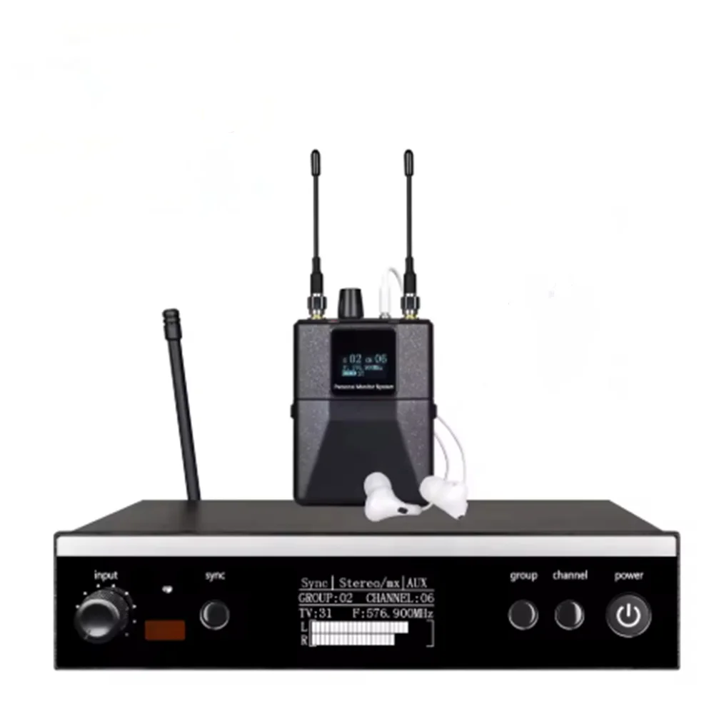 

Professional monitoring system, in-ear monitoring system, rack-mounted monitoring, metal PSM300, 600MHz background
