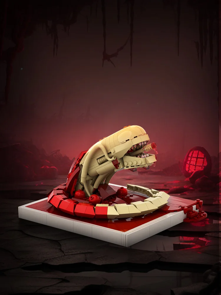Gobricks MOC Xenomorph Chestburster blocs de construction Alien monstre Chestburster briques modèle Facehuggers blocs jouet cadeau