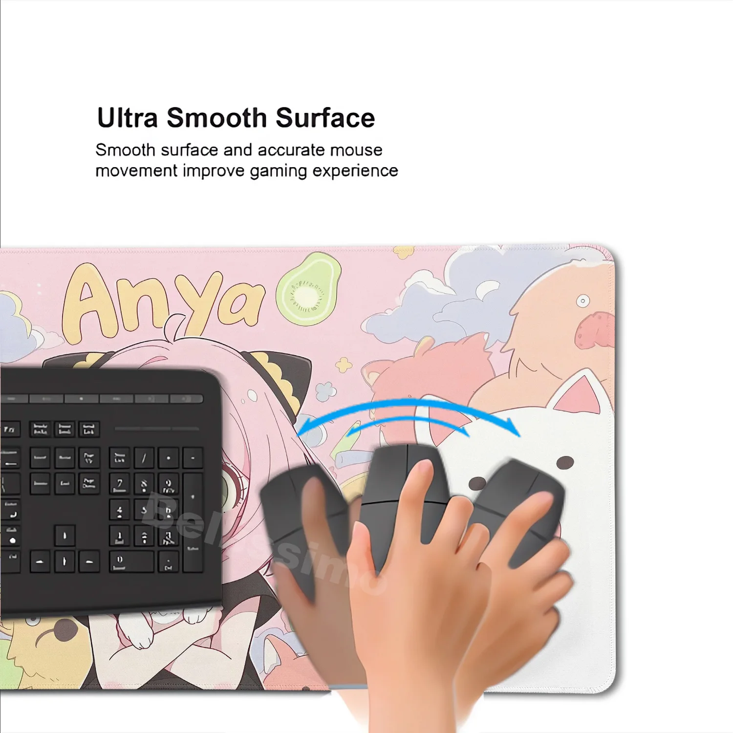 لوحة ماوس أنيمي جاسوس X Family Kawaii Anya Forger Loid Yor Bond Mousepad الكمبيوتر المحمول لوحة المفاتيح ملحقات الألعاب الكبيرة حصير مكتبي