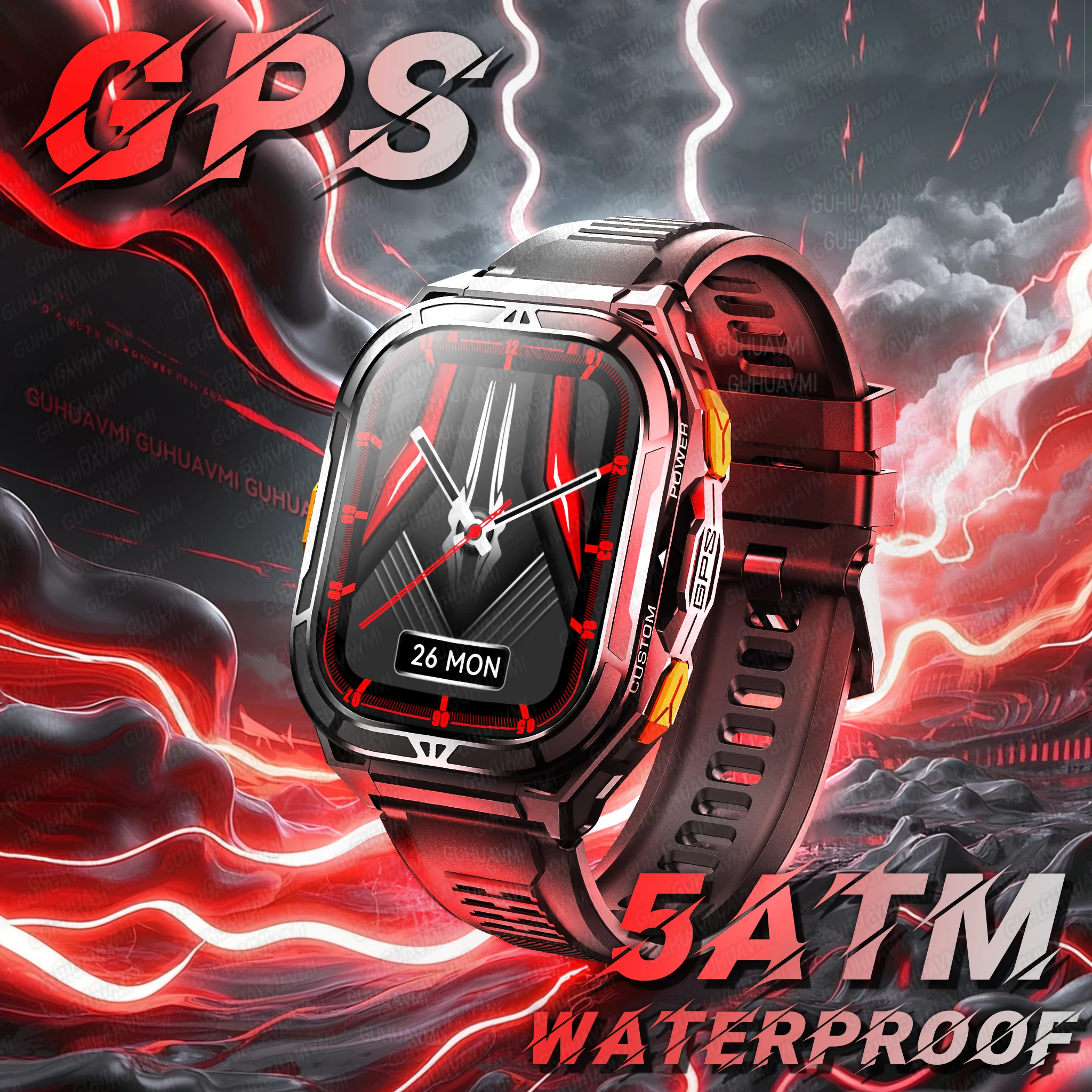 

For HUAWEI Original Premium GPS Smartwatch Ultra HD AMOLED Display Built-in GPS BTCall 5ATM Waterproof Heart rate Smart Bracelet