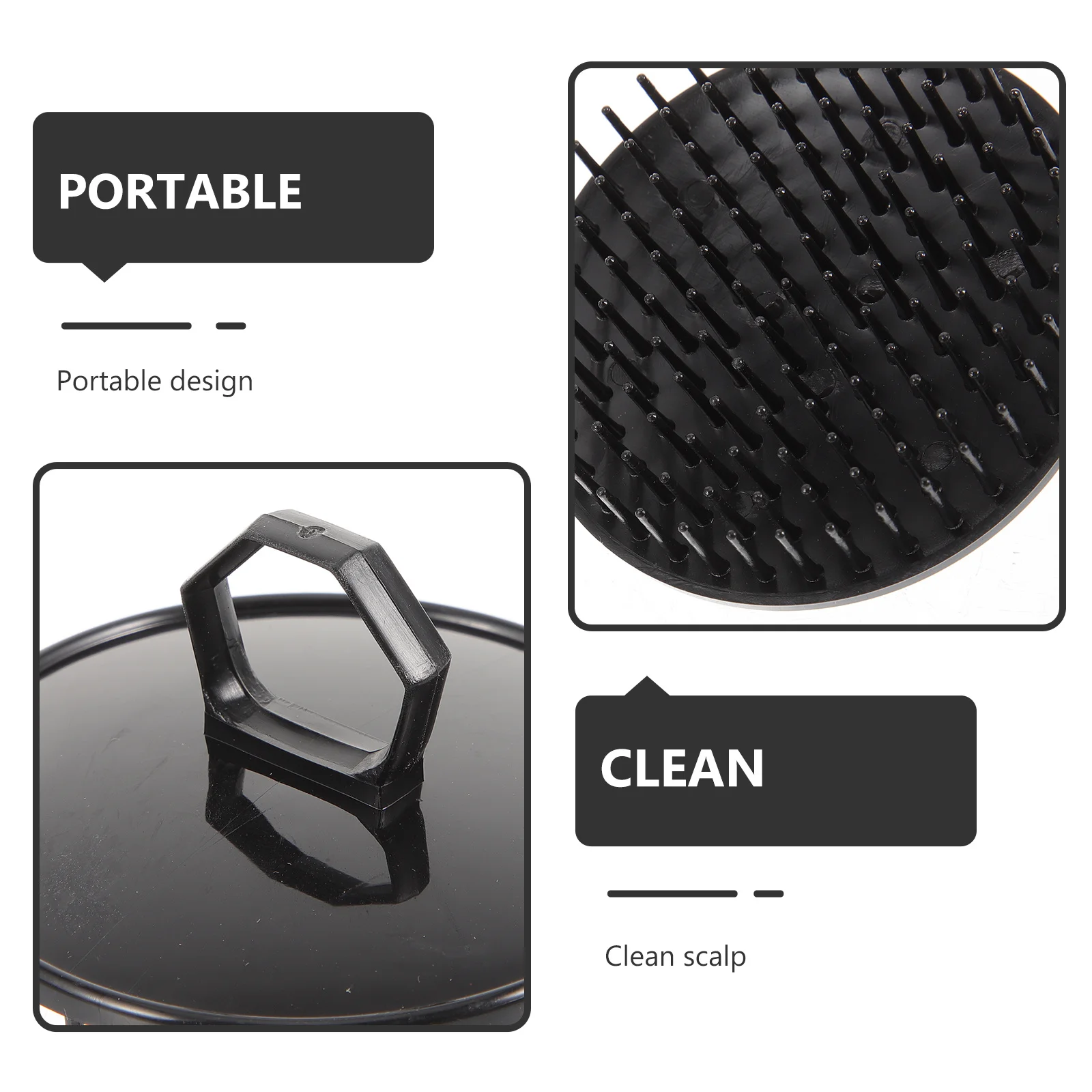 

10 шт. портативная щетка для шампуня, удобный массаж кожи головы, глубокая чистая щетка для мытья волос, массажер для кожи головы для взрослых, подростков, душ