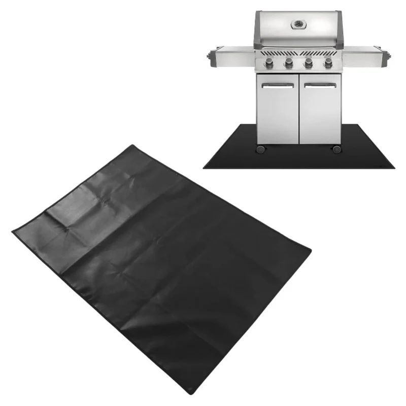 

Двусторонний огнеупорный термостойкий многоразовый коврик для гриля и барбекю, для использования на открытом воздухе