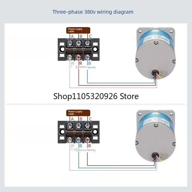 Permanent magnet low-speed synchronous motor 55  type forward and reverse correction motor  55TDY060 220V