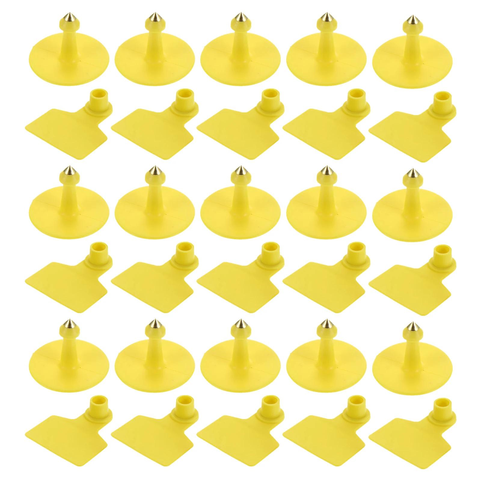 100 pezzi di animali di maiale per bovini, pecore, cavalli, bestiame, forniture per orecchie, etichette per orecchie di animali, etichette identificative, forniture per la gestione agricola