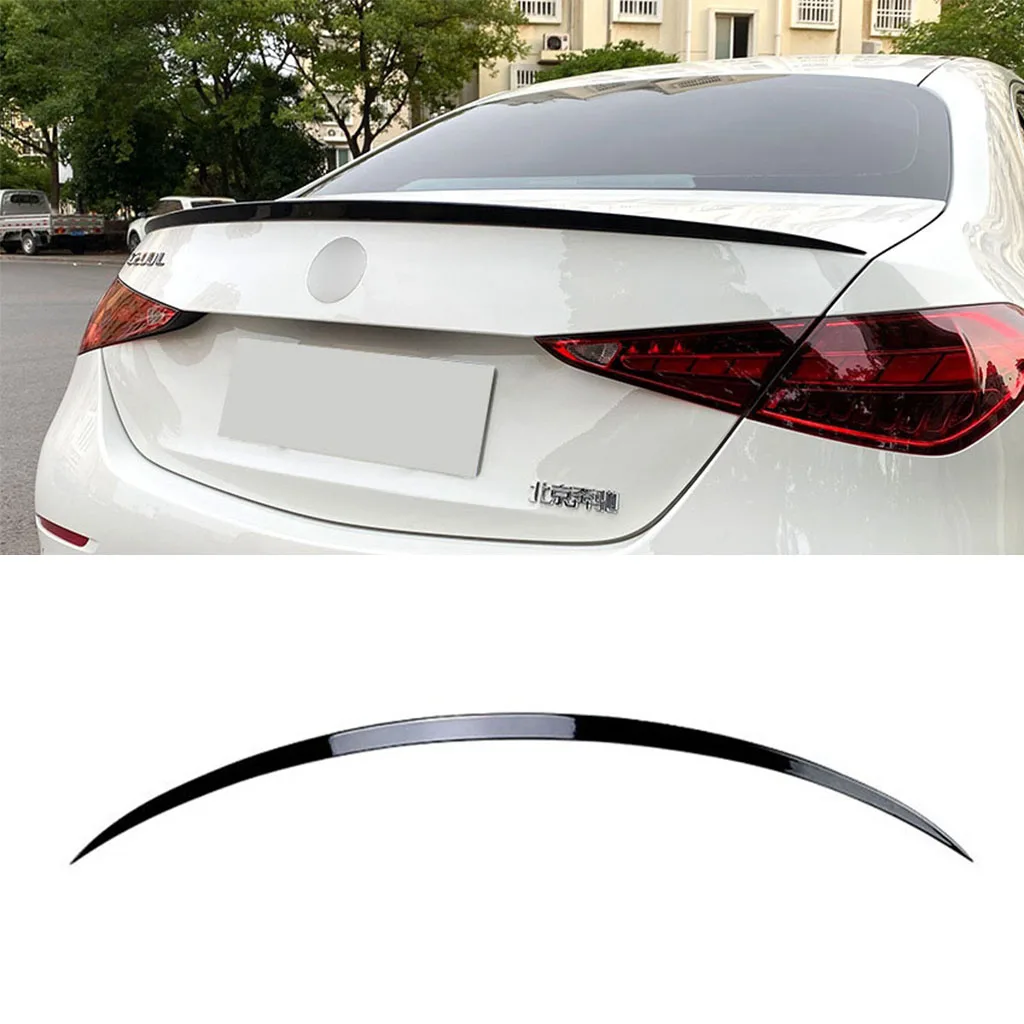 

Rear Spoiler Wing For Mercedes-Benz C-Class W206 C200 C260 C300 C43 C63 AMG 2022 2023 2024 Rear Trunk Lip Spoiler Trim