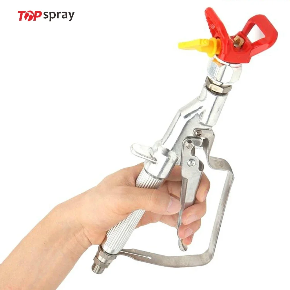 

Topspray ASG-7 High Pressure AirlessIn-Line Gun Swivel Spray Gun 244161 Tip Guard spray painting for airless spraying machine.