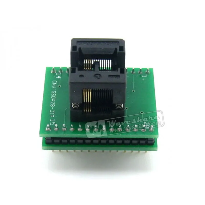 

Makerseek SSOP8 TO DIP8 (B) SKU 3804 Waveshare SSOP8 TO DIP8 B , Programmer Adapter,