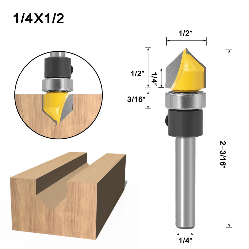 Copying 90 degree V-shaped knife slotting knife Angle knife The blade head of the aluminum-plastic plate Angle trimming machine