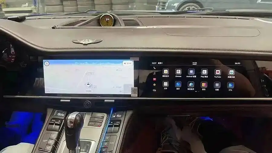 Dual-Screen CarPlay für Porsche Panamera 2010-2017 Intelligentes Navigationssystem GPS Aufgerüstetes Interaktives System – Detail 17