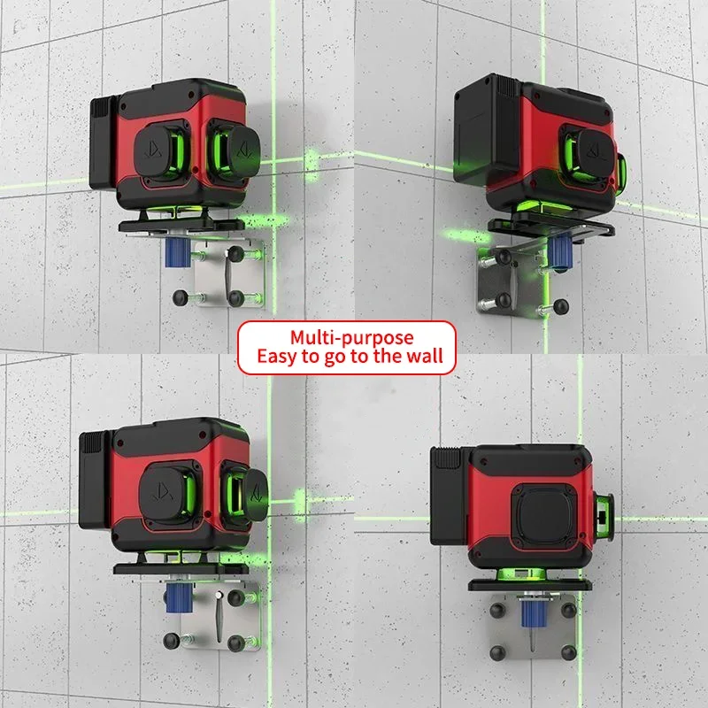 Wall Mount Laser Level Bracket, Portable Level Holder, Fixed Laser Base for Positioning, Ideal for Construction and Decoration