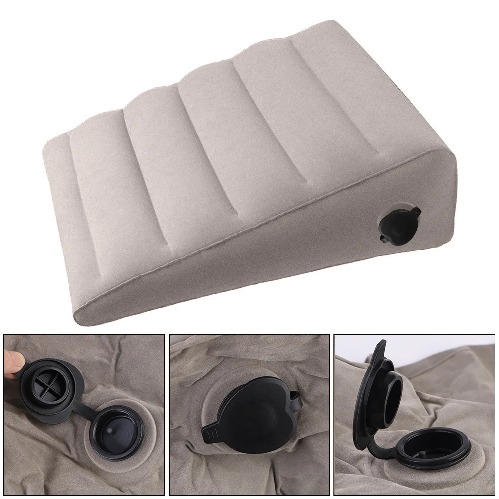 Inflatable Back Pillow Foot Pillow Elevation Leg Pillows Portable For Travel Camping Sleeping PVC Wedge Pillow Knee Cushion