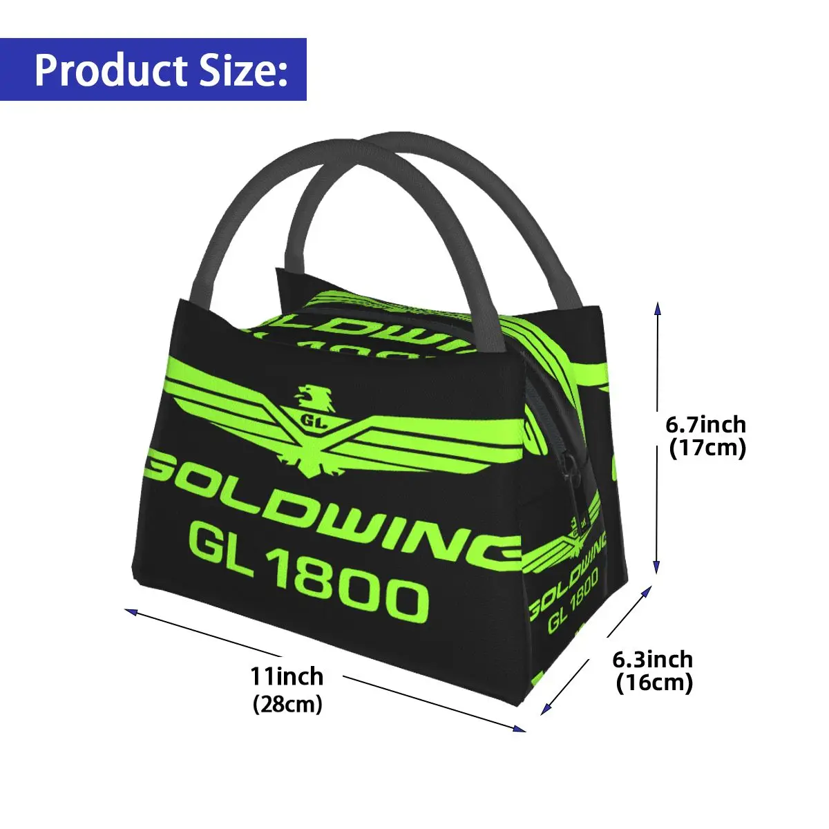 Goldwing GL1800 Motocycles Logo Portable insulation bag for Cooler Thermal Food Office Pinic Container