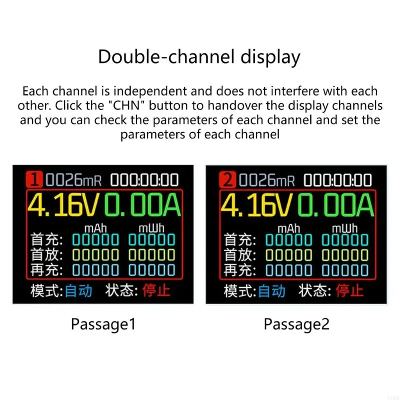   Upgrades Double Port 18650 Battery Capacity Analyzers with Auto Data Storage