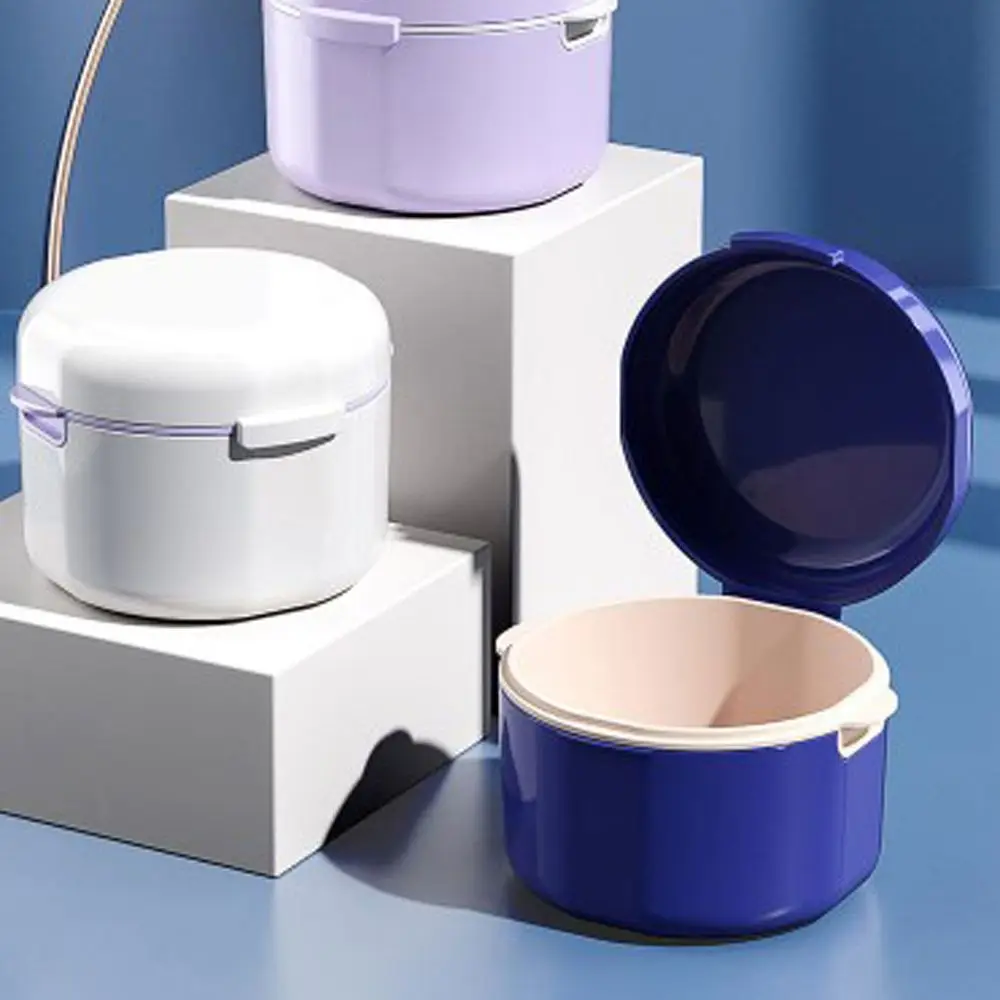 Strainer Basket Seniors Adults Excellent Unisex Braces Storage Box Denture Storage False Tooth Bath Case Travel Washing Storage