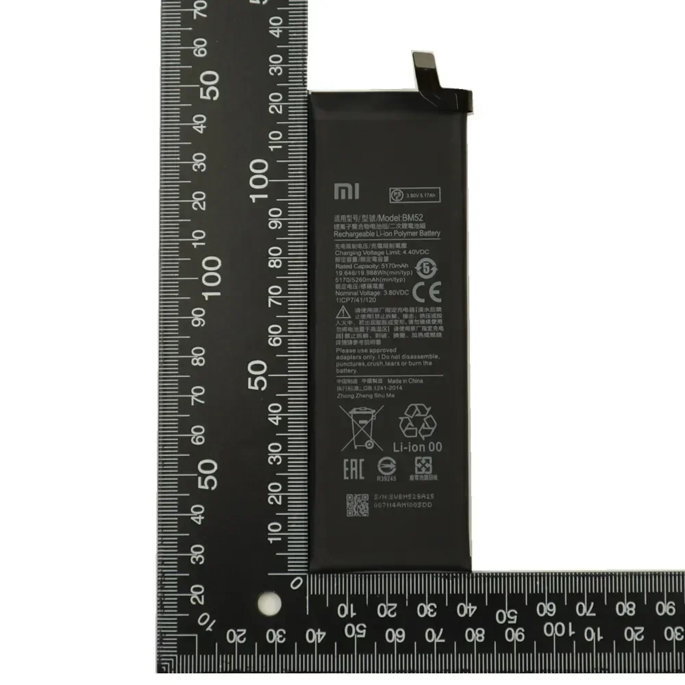 2025 Years New BM52 Original Battery For Xiaomi Mi CC9Pro CC9 pro / Mi Note 10 Lite 10Lite / Mi Note 10 Pro 10Pro Phone Battery image 2