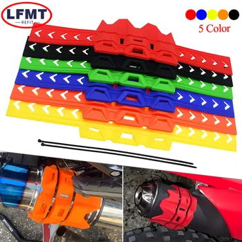 Uniwersalna osłona ochronna wydechu motocykla tłumik tłumik osłona zabezpieczająca dla KTM SHERCO Honda Yamaha Kawasaki Husqvarna