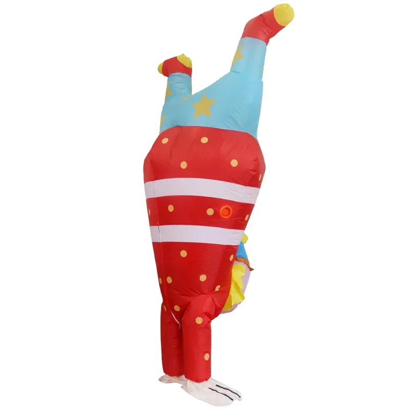 Mascot Clown Inflatable Costume for Adult Men Women Dance Parties TV Programs Carnivals Opening Celebrations