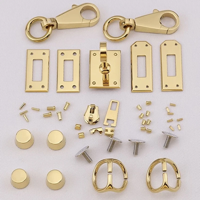High Quality Solid Steel Material Hardware Suitable For Kelly Bag Full Set Hardware Repair Accessories DIY