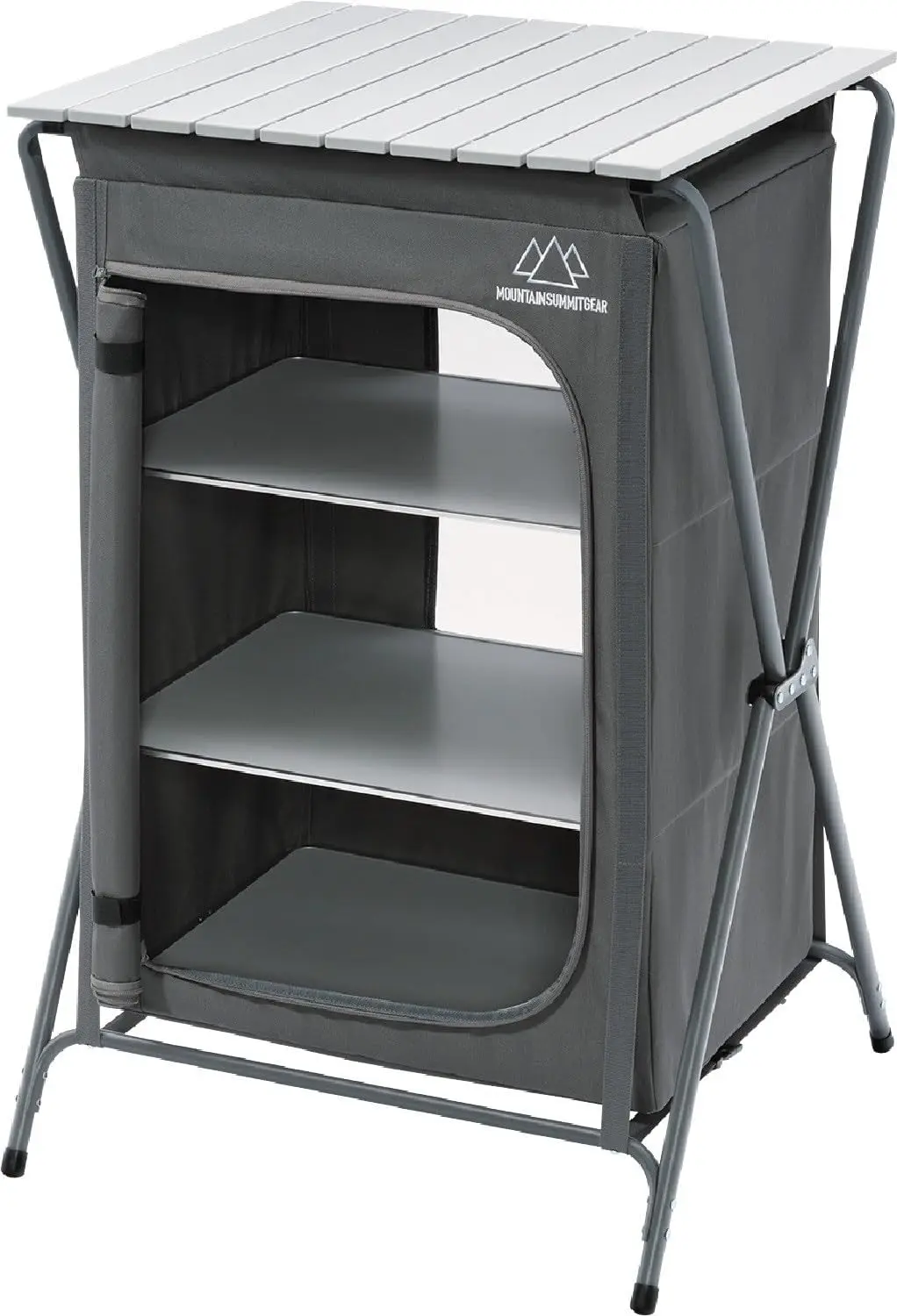 

Foldable Roll Top Camping Pantry and Table, Made by Caddis Sports