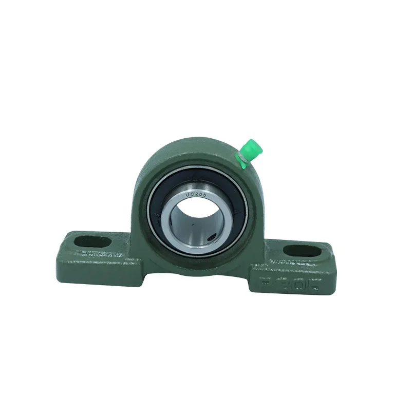 2Pcs UCP204 20mm Bore Two-Bolt Ball Mounted Bearing Pillow Block Housing Self-Alignment Bearing Shaft Support Spherical Roller