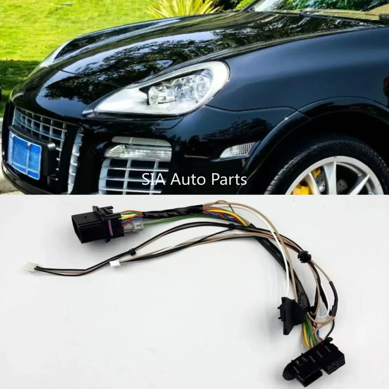 NEW Applicable to 08 09 10 Porsche Cayenne headlight internal wiring harness Cayenne plug headlight wire group circuit