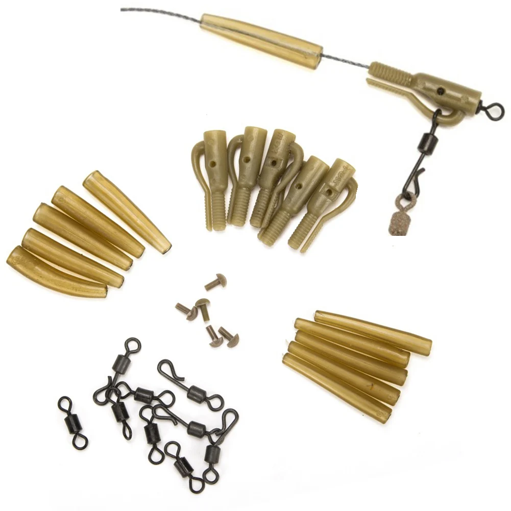 Professional Carp Fishing Helicopter System 30-Piece Kit With Beads Clips Swivels Anti-Tangle Sleeves Premium Tackle For Anglers