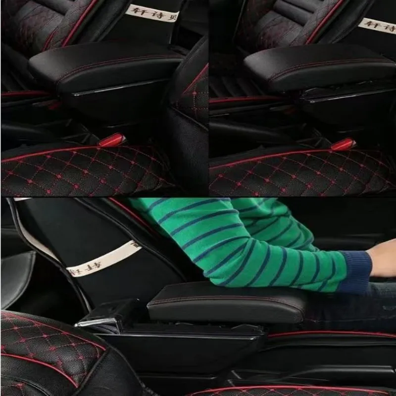 Для Kia Rio JB подлокотник для KIA Rio 2, центральный подлокотник для хранения с USB, подлокотник для KIA Rio, коробка