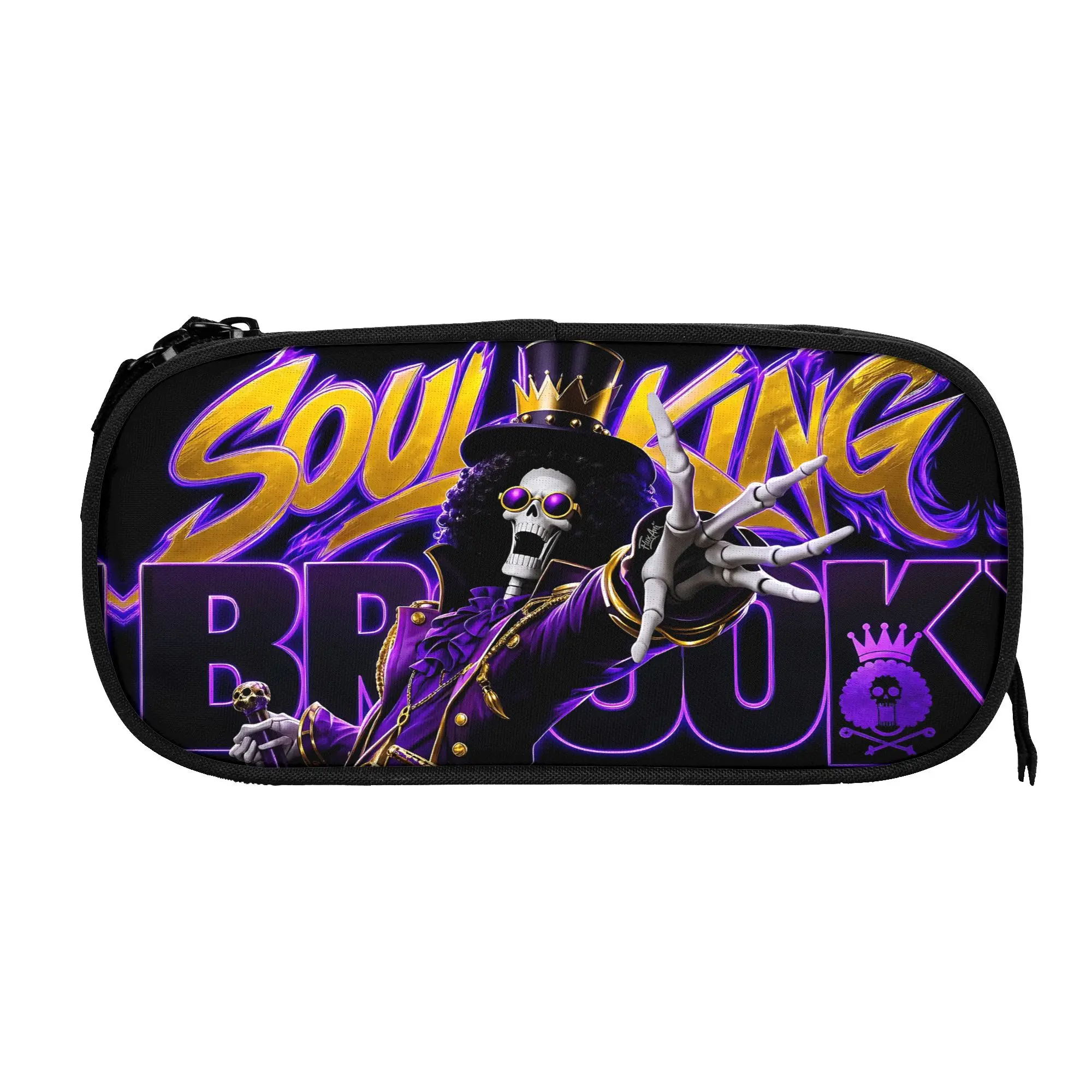 Custom Anime One piece Theme Large Capacity Bags for Child  School Pencil Bag for Boys Gilrs Kids
