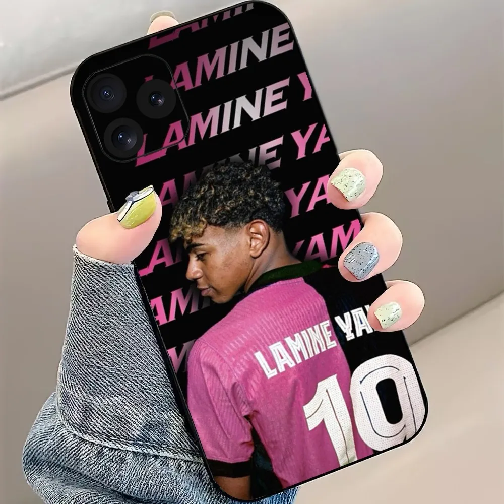 L-Lamine Football Y-Yamal Phone Case For iPhone 8 11 12 13 Pro 14 15 Mini X XR XS max Plus Shell