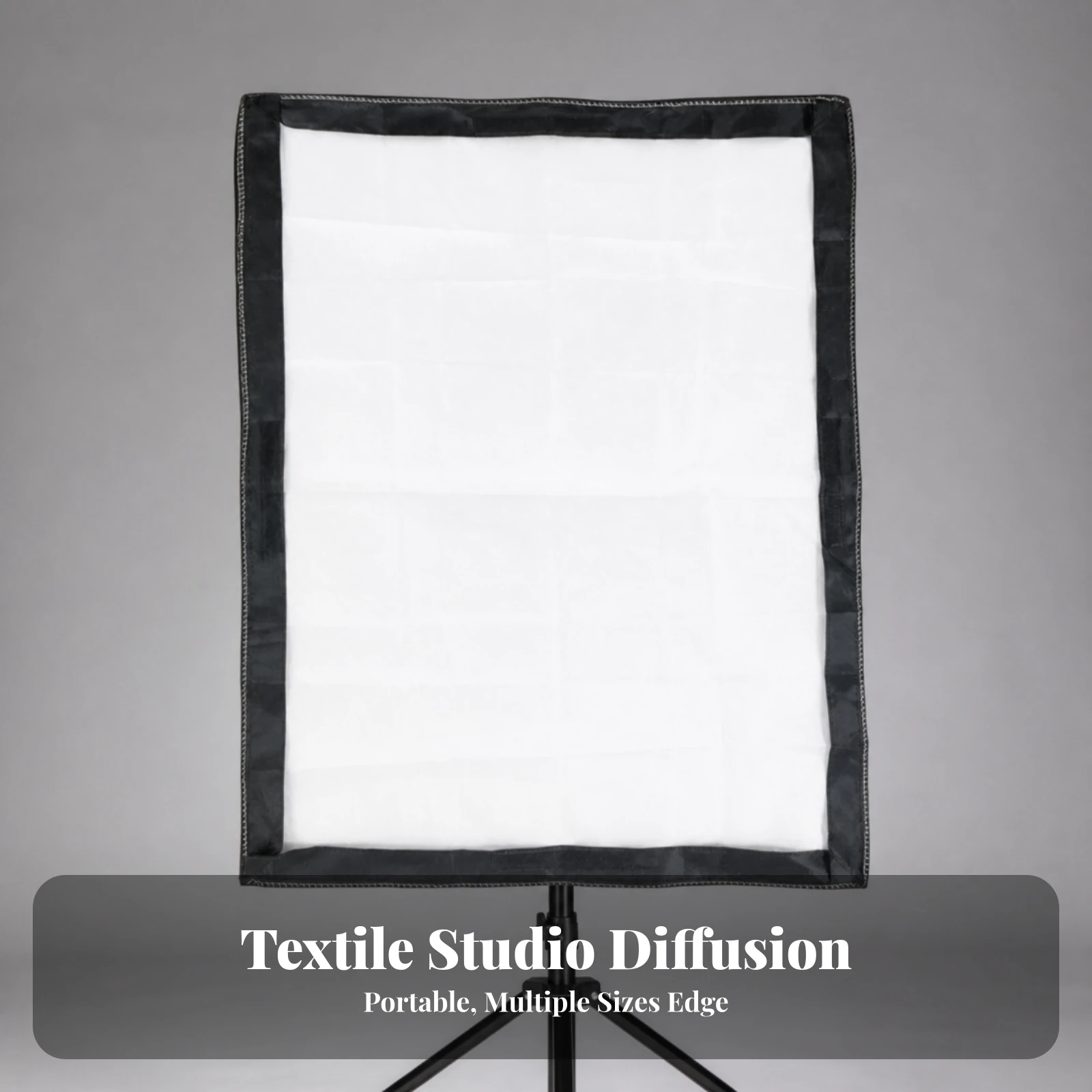 Photography Diffusion Cloth Portable Diffusion Cloth with Black Border Product Photo Light Softener Foldable Easy to Use