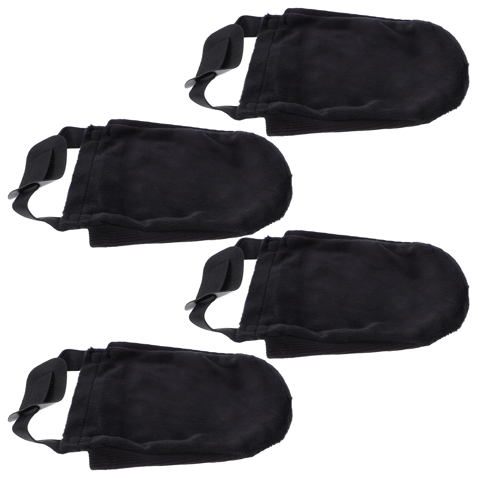 

2 Pairs Bowling Shoe Covers Black Elastic B Sliders Cotton Material Easy Wear Reusable Dirt Resistant Appearance Sports