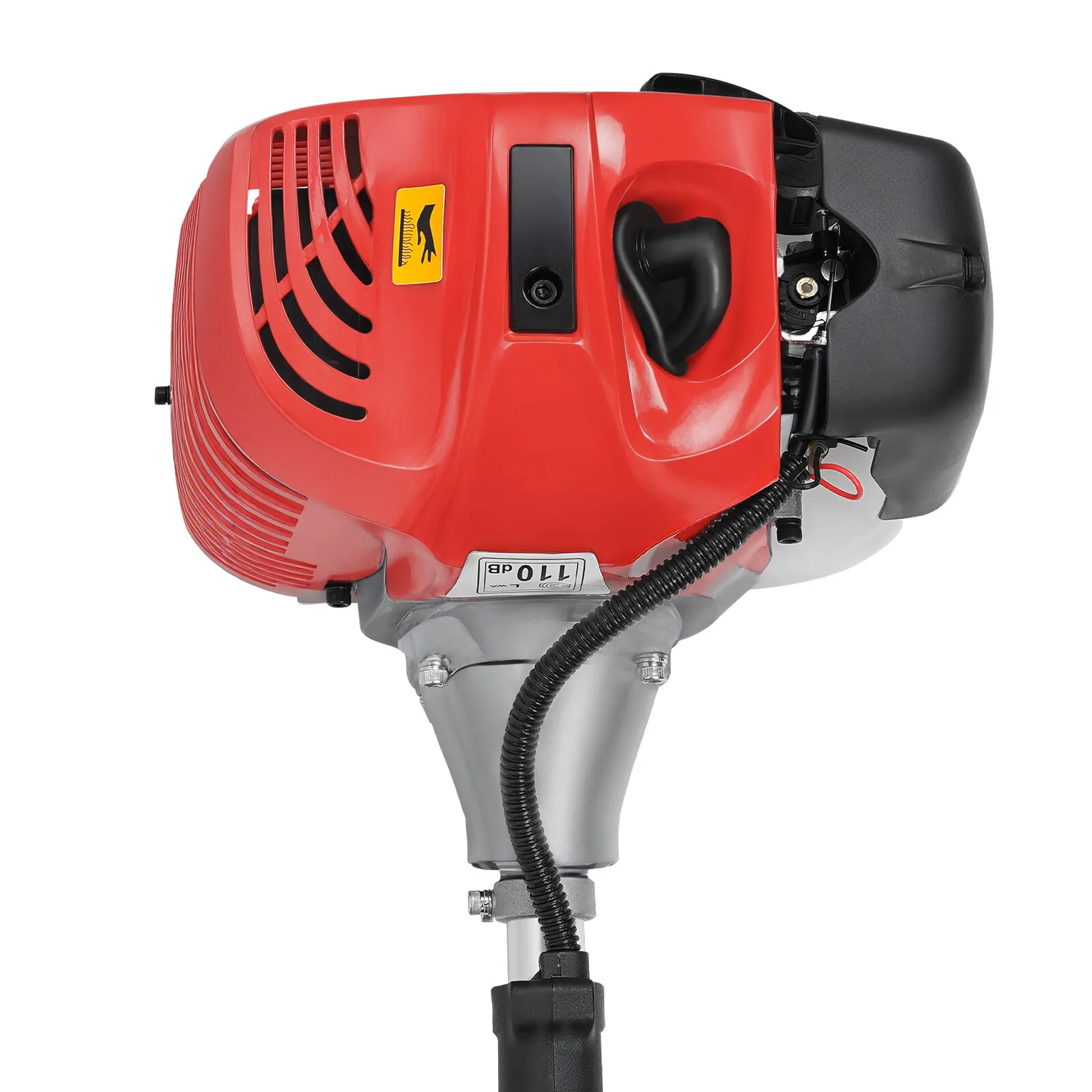 52CC Heavy Duty Handheld Gas Power Sweeper (2-3HP) - Clears Snow, Dirt, Leaves from Driveways, Walkways & Turf