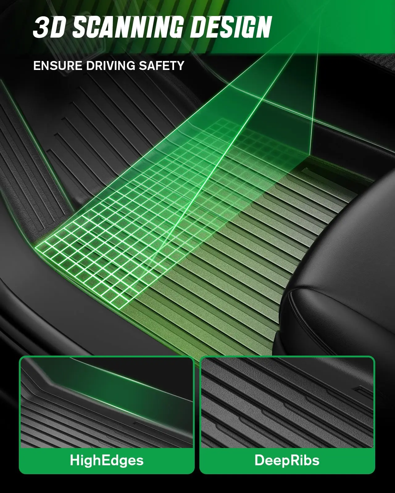 Tesla Model Y All-Weather Mats 3