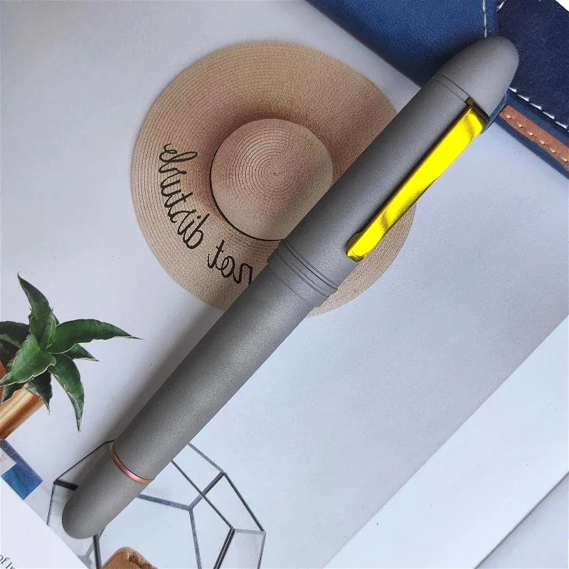 New BALAOYE Titanium Alloy Big Fish Thunder Fountain Pen Jinhao No.8 Pen Tip 40mm School Supplies Collection Office Calligraphy
