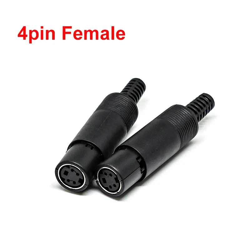 2PCS Mini DIN Stecker 3/4/5/6/7/8 PIN Chassis Kabel Montieren Männlich Weiblich Buchse 3-8Pin Schweißen Draht S Terminal Mini PS2 Stecker – Detail 13