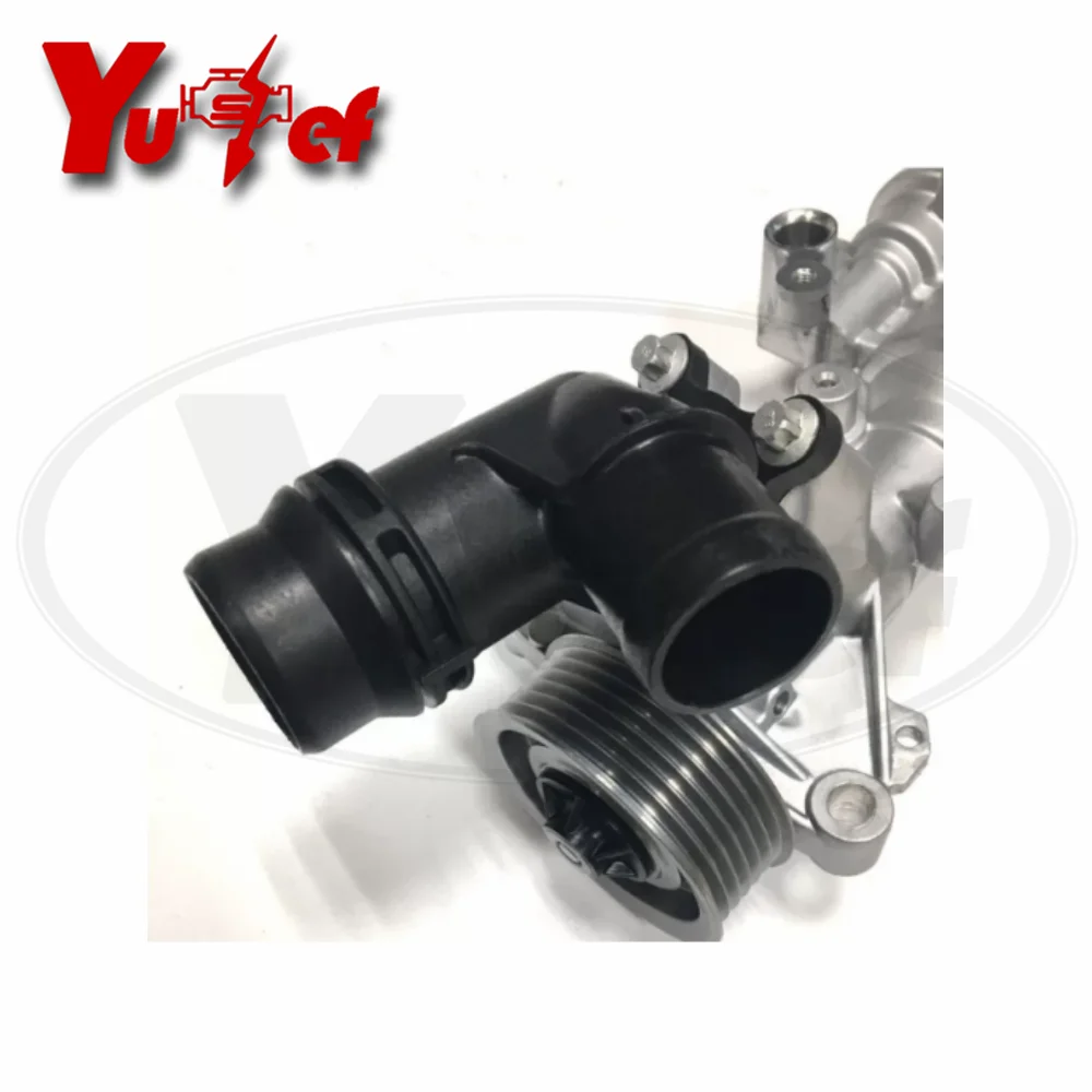 Engine Water Pump for Mercedes Benz W205 W212 C205 S205 CLS C218 Metris 2.0 Liter 2016-2020 2742001000 2742000907