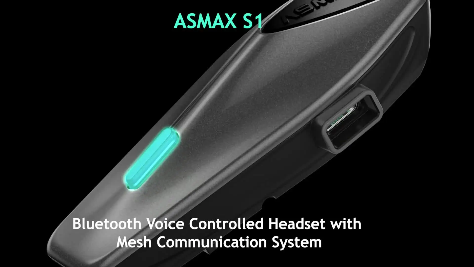 ASMAX S1 Bluetooth Motorcycle Intercom for 8 Riders