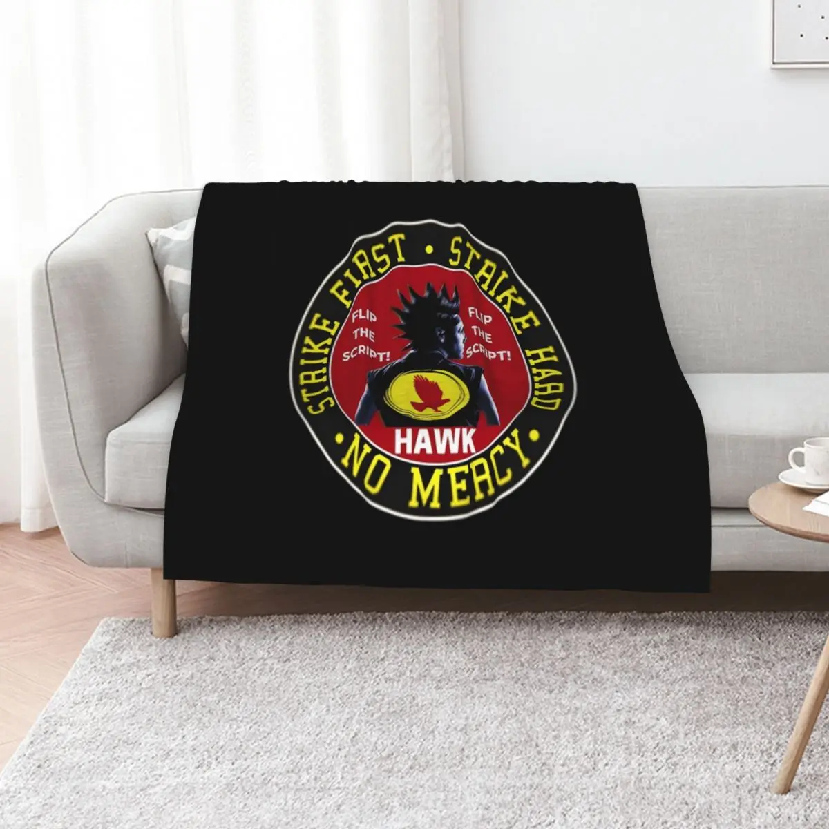 Flip the Script! - Hawk Classic Throw Blanket halloween Flannel Fabric Stuffeds Custom Polar Picnic Blankets