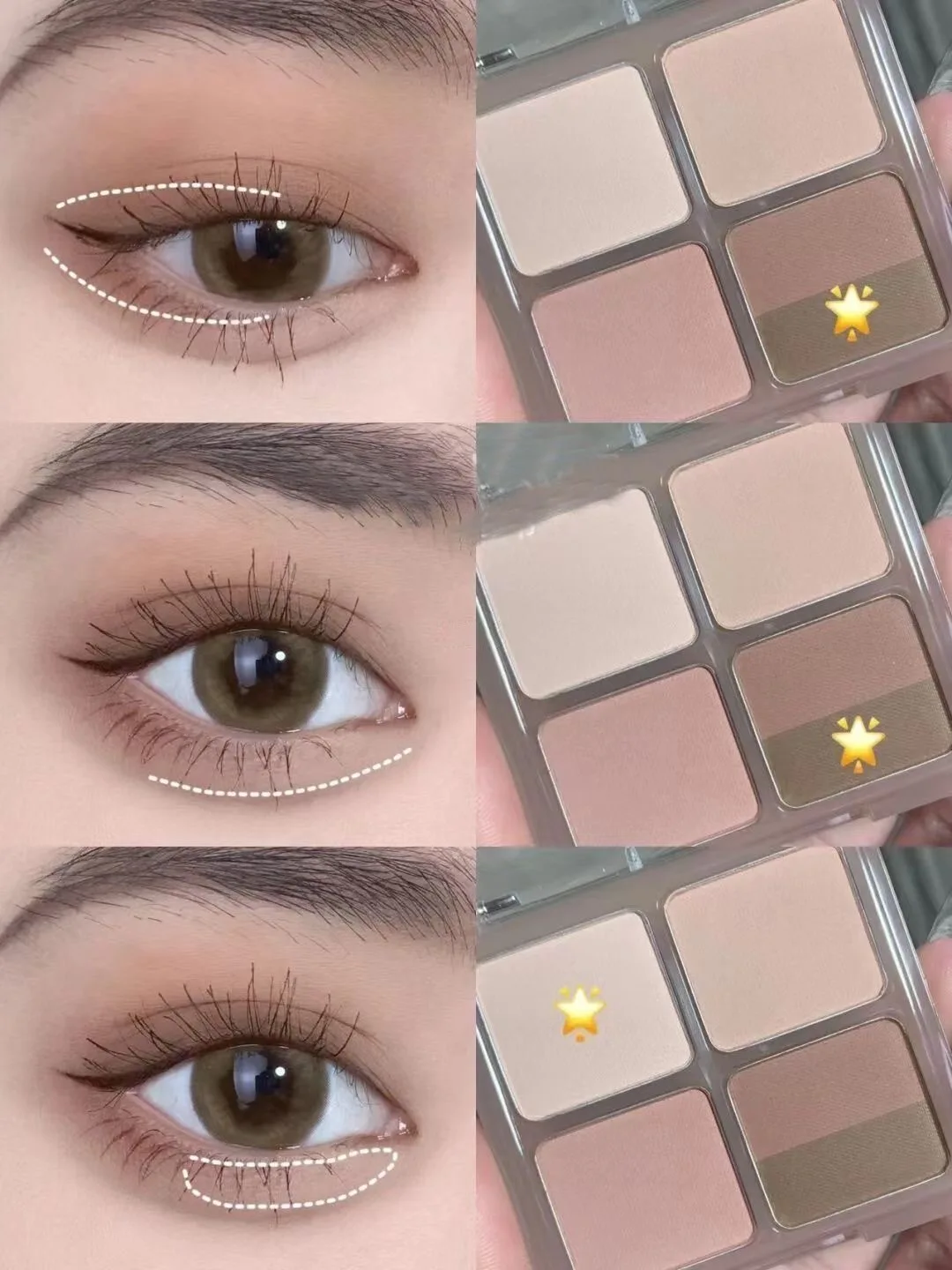 5-color Eyeshadow Palette, Matte Natural Tone, Brown Color Universal Tone Portable Eyeshadow Palette