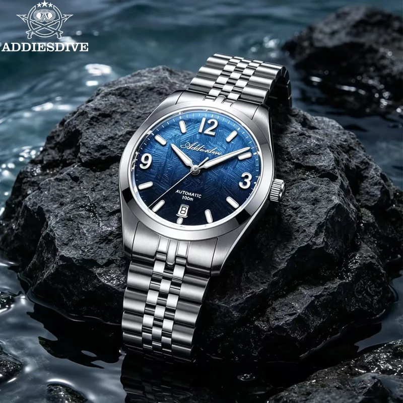 

ADDIESDIVE Watches 2026 New Japan 8215 Mechanical Automatic Wristwatch 39mm Sapphire BGW9 Luminous 100m Waterproof Men Watch