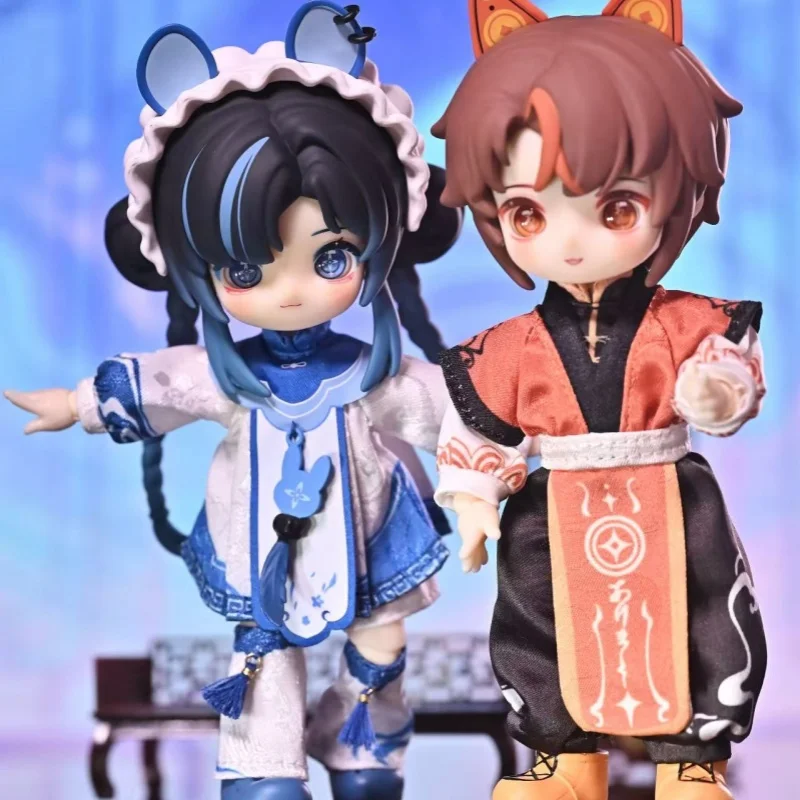 NAGI Yunxu Ji Series Blind Box 1/12 Bjd Mystery Box Toys Kawaii Ornaments Figurines Home Decor Desktop Model Dolls Gift Model