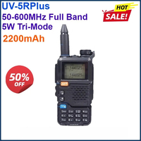 2200mAh for QuanSheng UV-5RPlus Walkie Talkie Portable Am Fm Two Way Radio Commutator VHF Station K5 Receiver Ham Set Long Range