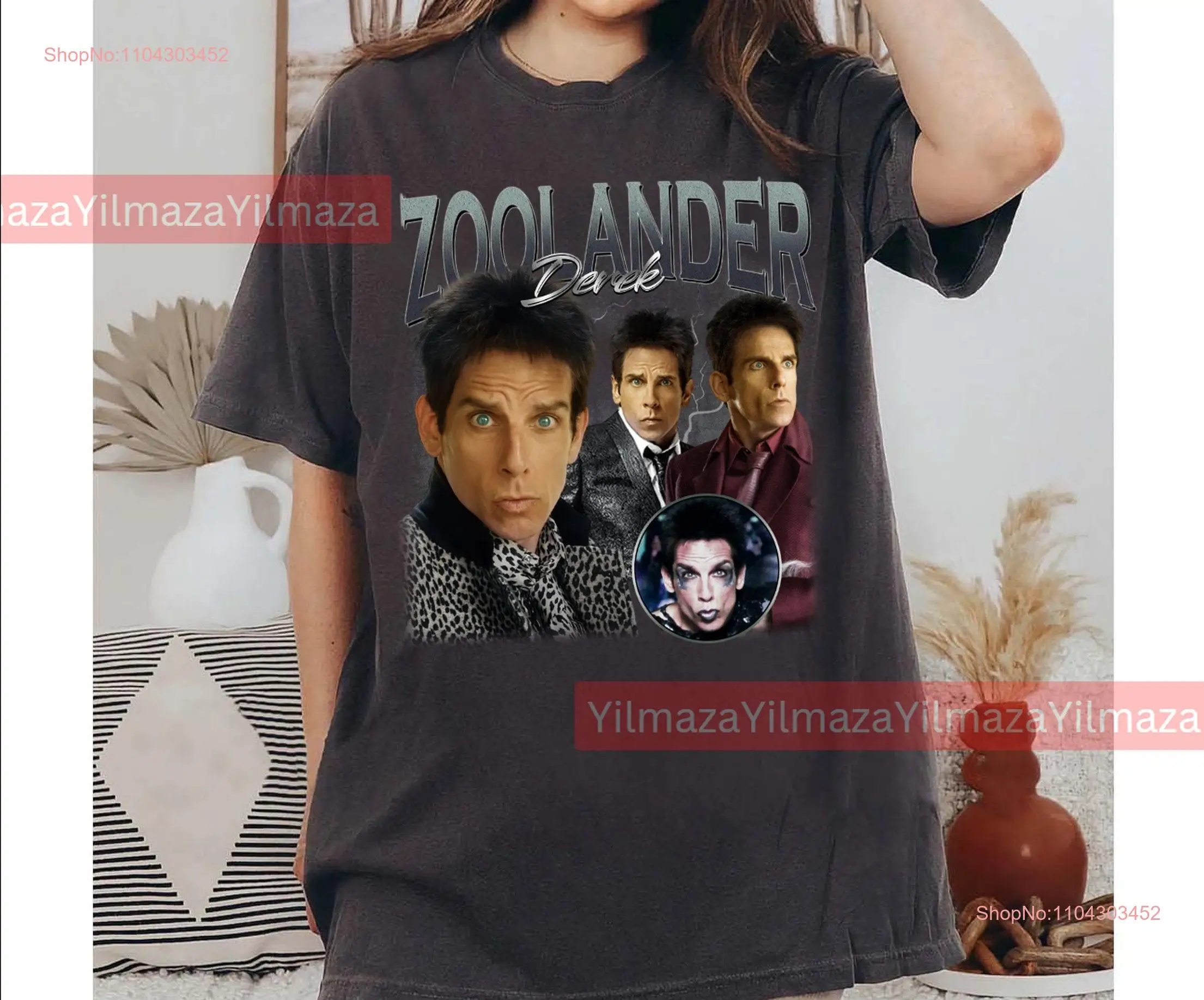 Limited Derek Zoolander Vintage T Shirt For Women and Man  long or short sleeves