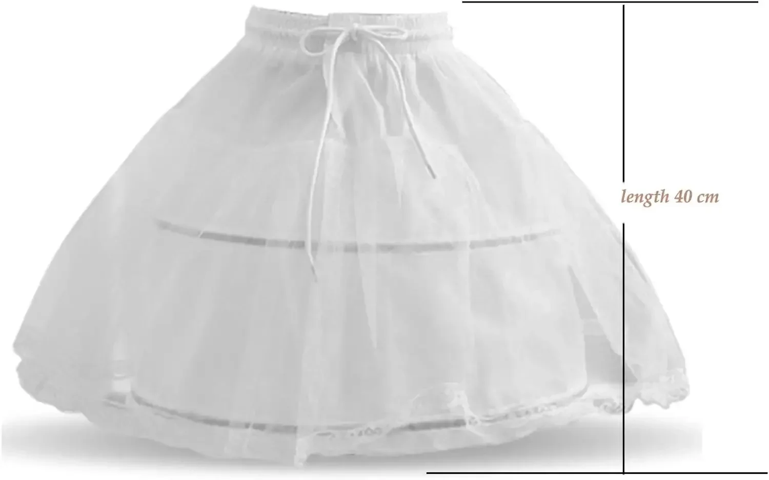 Petticoat para a menina, saia, underskirt