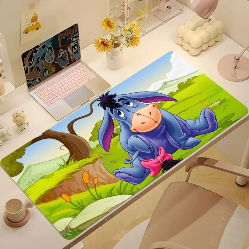 MINISO Disney Eeyore Mousepad Non-slip Lockedge Office Student Gaming Thickened Large Writing Pad Cushion